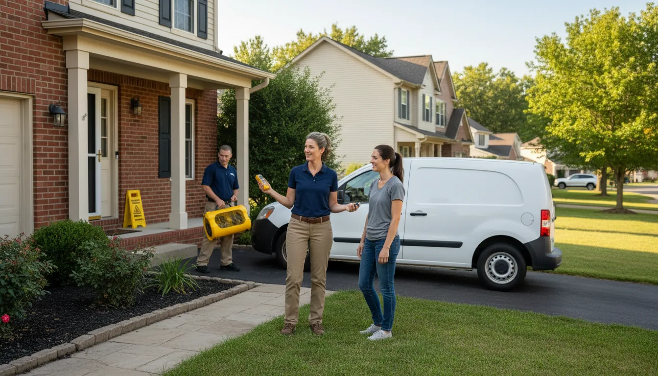 Residential water damage restoration in Bay Saint Louis, MS